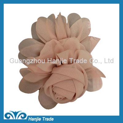 Fancy handmade fabric flowers for clothing and shoe decoration