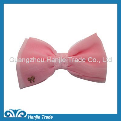 Girl cute pink bow for shoe decoration and hairband