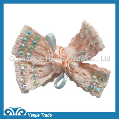 Hot sale fancy butterfly bow shoe clip