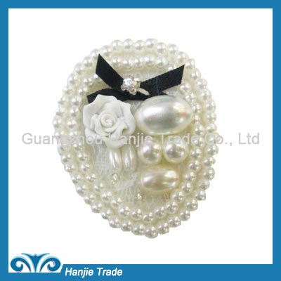 Wholesale fashion pearl handcrafted shoe decoration