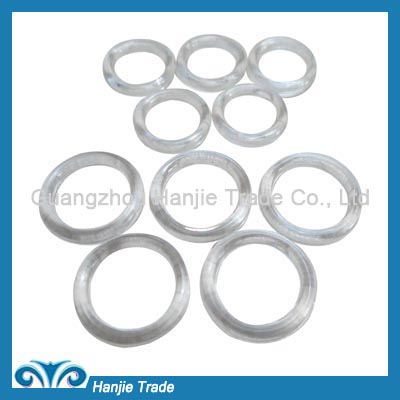 Cheap Clear Plastic White Bra Ring for Lingerie