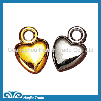 Wholesale Gold And Silver Heart-shape Pendant For Bra