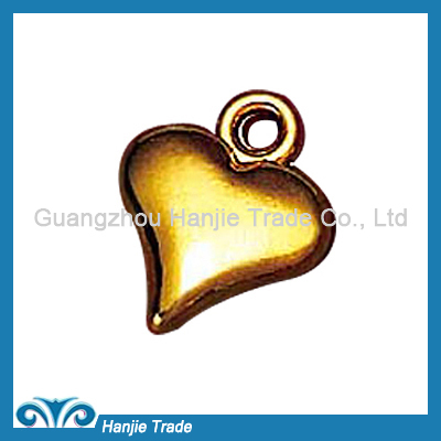 Wholesale Solid Gold Heart-Shape Pendant For Underwear