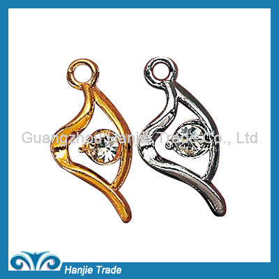 Decorative Silver And Gold Crystal Pendant For Underwear