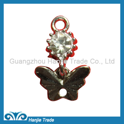 Decorative Gold Butterfly Pendant For Bras