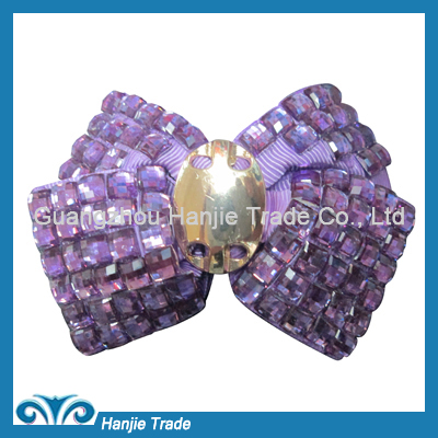 Wholesale chic crystal clip on shoe accessories for women