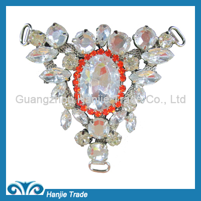 Wholesale delicate crystal shoe accessories for women