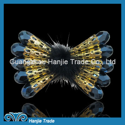 Wholesale chic delicate butterfly shoe clips for women