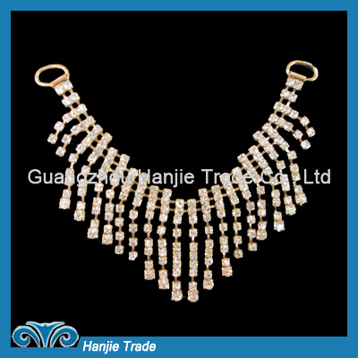 Wholesale crystal rhinestone shoe accessories for women