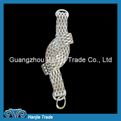 Wholesale metal shoe decoration accessories for high heels