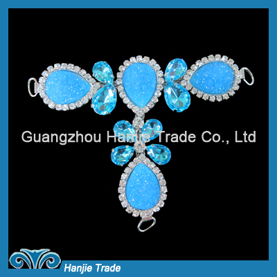 Top Selling fashion rhinestone sandal decorations for women