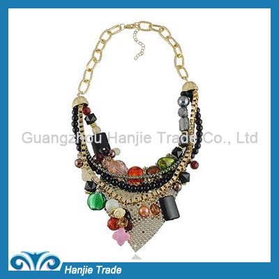 Hot Sale Fashion Colorful Statement Necklace in Wholesale