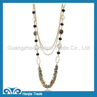 Wholesale Fancy Strands Rings Chain Necklace