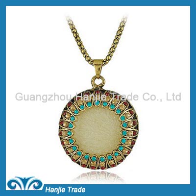 Wholesale Funky Gemstone Pendant Necklace