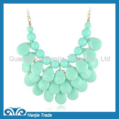 Hot Sale Women Bubble Bib Statement Necklace in Wholesale