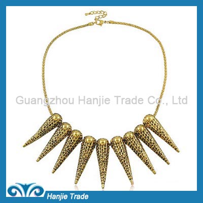 Hot Sale Fashion Alloy Snail Rivet Necklace in Wholesale