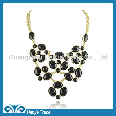 Hot Sale Fancy Statement Multitones Bubble Bib Necklace in Wholesale