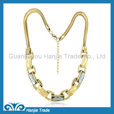 Hot Sale Funky Statement Rhinestone Snake Necklace in Wholesale