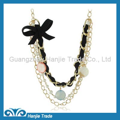 Wholesale Fashion Strand Chain Necklace