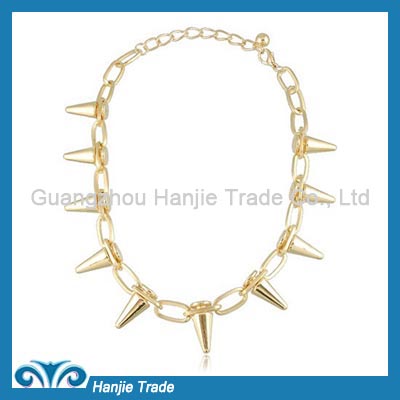 New Fashion Punk Statement Rivet Choker Necklace in Wholesale