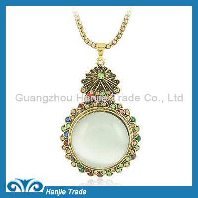 Hot Sale Fashion Statement Opal Pendant Necklace in Wholesale