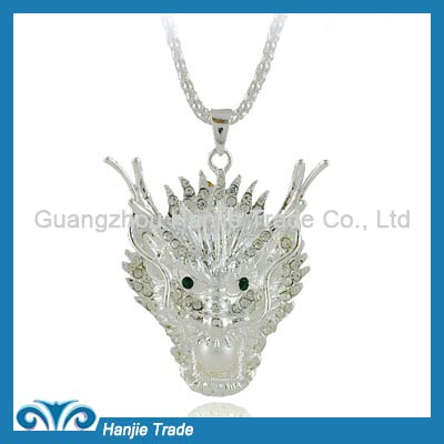 Hot Sale Fashion Retro Vintage Dragon Head Pendant Necklace in Wholesale