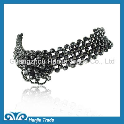 Hot Sale Fashion Statement Black Bead Choker Necklace in Wholesale