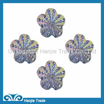 Sew on Star Resin Flower Shape Diamond Flat Back Resin Rhinestone