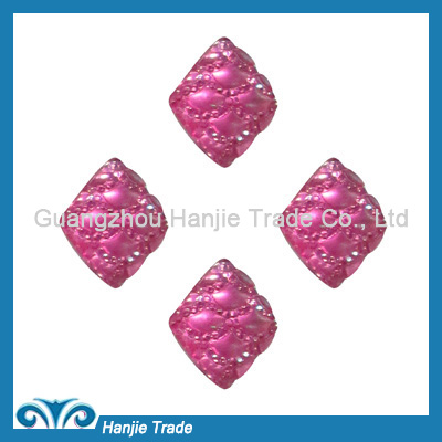 Decorative Newest YL Fish Scales Glitter Resin Flat Back Gems