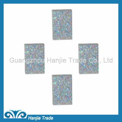 Decorative OEM Craft Blouse Dress Resin Flat Back Gems