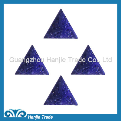 Customized Clothes Decorative Resin Beads with Holes Flat Back Gems