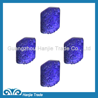 Customized Clothes Decorative Resin Beads with Holes Flat Back Gems