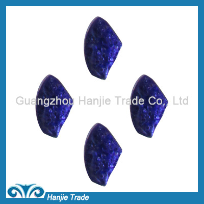 Customized Clothes Decorative Resin Beads with Holes Flat Back Gems