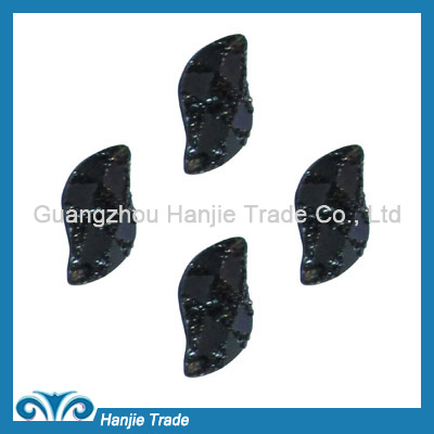 Clear Acrylic Flatback Triangle Resin Rhinestone Cabochon Gems Decorated for Pageant Dress