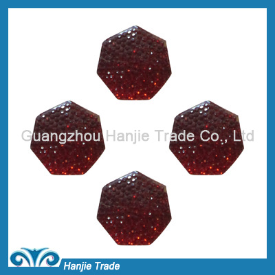 Wholesales crystal clear faceted acrylic epoxy resin for garment