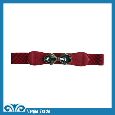 Hot Sale Crystal Glass Red Belt for Women in Wholesale