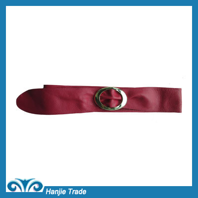 Wholesale High-end Rose Red Genuine Belt for Women