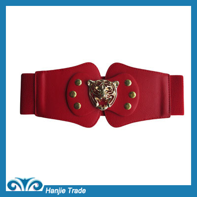 Wholesale Fashion Red Tiger Elastic Belts for Women