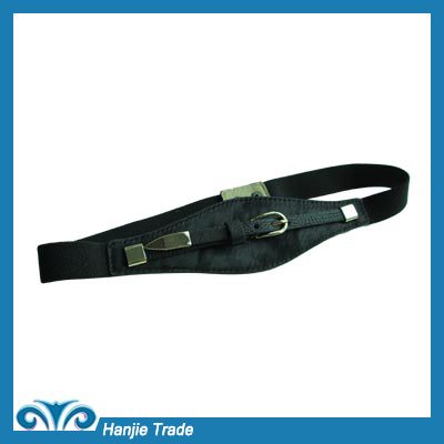 Hot Sale Black Horse Hair Elastic Belts for Women