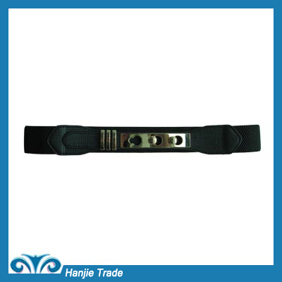 Wholesale female Black Skinny Elastic Belts