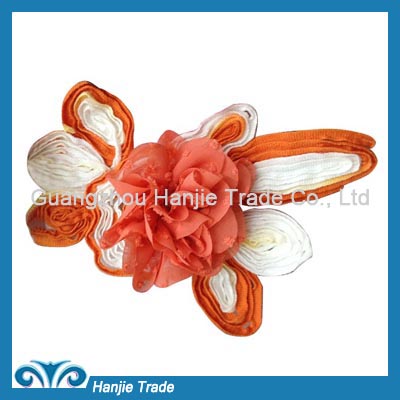 Fashion fabric shoe decoration and cloth decoration cloth accessory