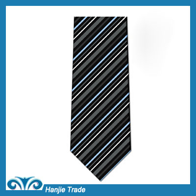 Fashionable Silk Jacquard Weave Strip Necktie