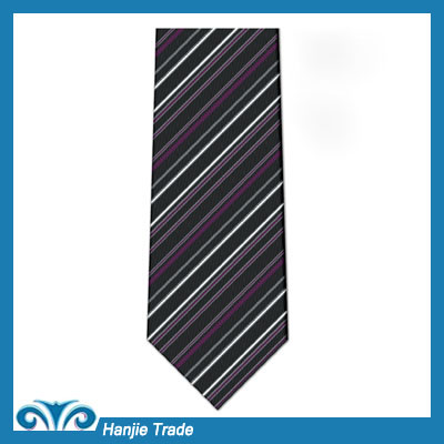 New Design Striped Knit Silk Neckties For Men