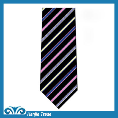 New Design Woven Silk Striped Necktie