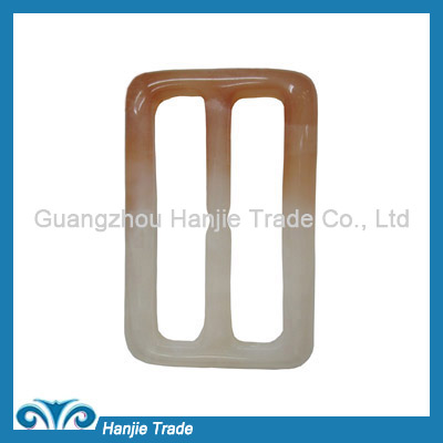 Wholesale two tone plastic buckle for dress