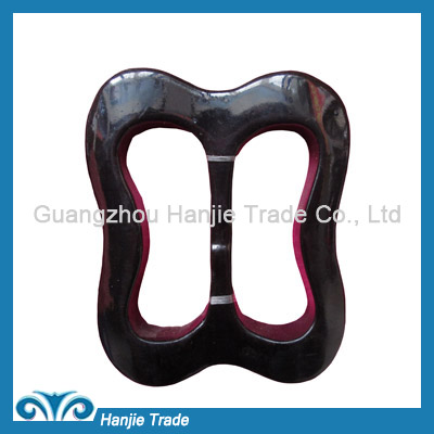 Wholesale fashion black plastic slider buckle