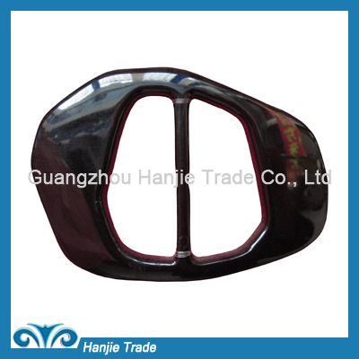 Wholesale fashion black plastic buckles for clothing