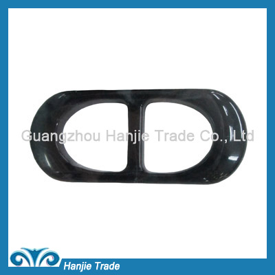 Wholesale fashion black plastic belt buckle
