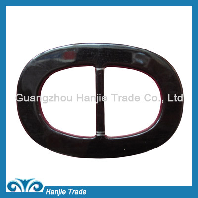 Wholesale black elliptical plastic buckles