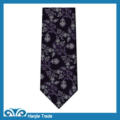 Wholesale Flower Jacquard Silk Ties For Men